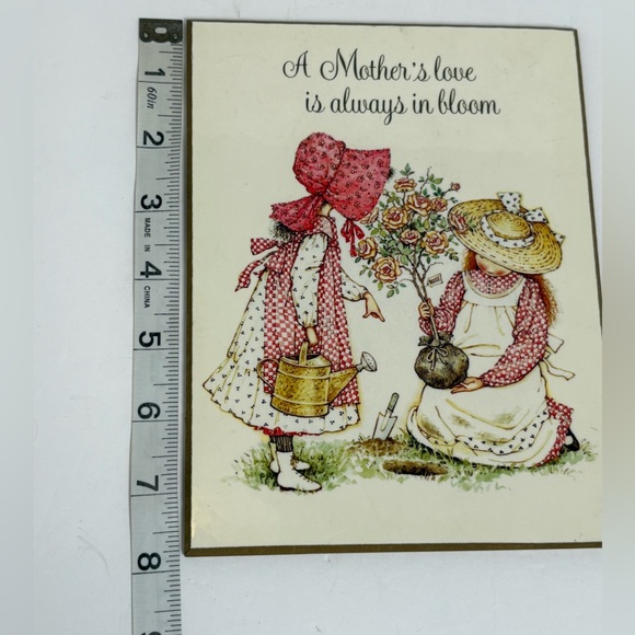 Vintage Holly Hobby Mother’s Love Plaque - Picture 4 of 5